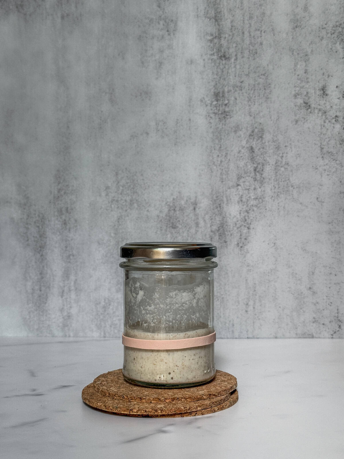 Starter progress in a jar since day three.