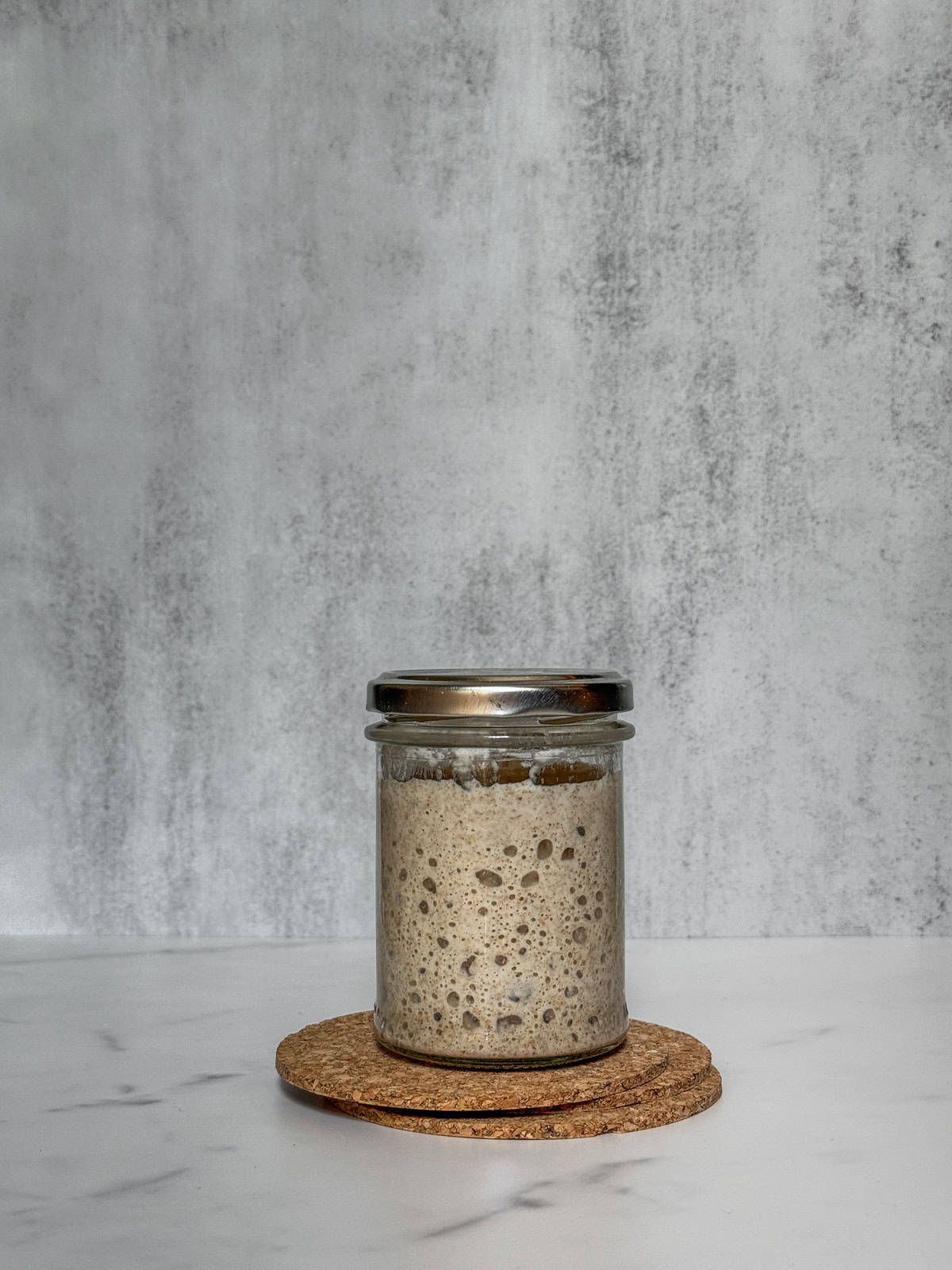 Starter progress in a jar since day two.